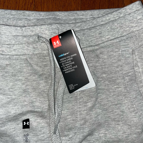 Under Armour Coldgear Loose fit jogger warmup pants-NWT-men’s large - Picture 2 of 5